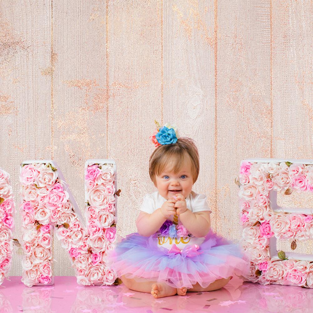 Rustic Pink Wood Photography Backdrop Wood Photo Backdrop for Photo Studio HM-H10032