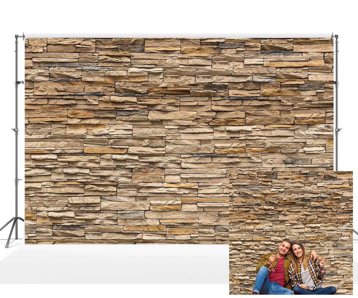 Brick And Stone Textures Backgrounds Digital Backdrop for Photo Studio KH03353
