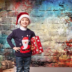 Graffiti Brick Wall Photography Backdrop Hip Hop Photo Background Photo Booth Props KH03511