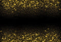 Black Gold Bokeh Sparkle Backdrop Photo Booth Background Hanging KH06117