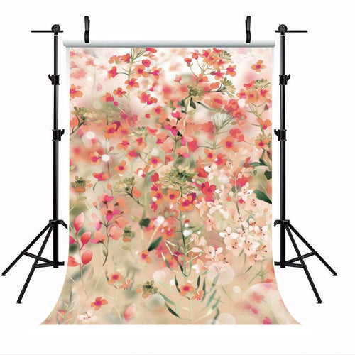 Amazing Fabric Abstract Halftone Flowers Background for Photo Video Studio SBH0046