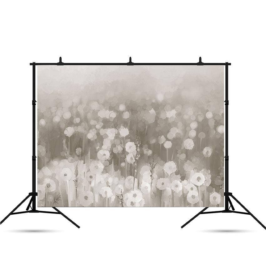 Grey Watercolor Digital Abstract Patterns Background for Photo Video Studio SBH0053