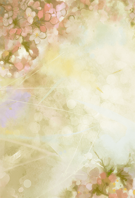 Pressed Flowers Photo Backdrop Abstract Paint Background for Photo Studio SBH0057