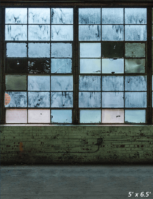 Abandoned Brick Factory Backdrop for Photography SBH0344