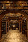 Historic Library Hall School Backdrop for Photography SBH0368
