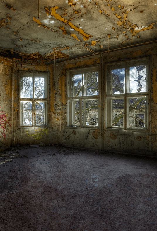 Abandoned Treatment Room Backdrop for Photography SBH0375