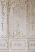White Ornate Plaster Wall Backdrop for Photography SBH0411