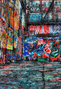 Microfiber Graffiti Wall Backdrop for Photoshoot SBH0452