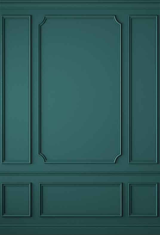 Modern Classic Green Interior Wall Backdrop SBH0459