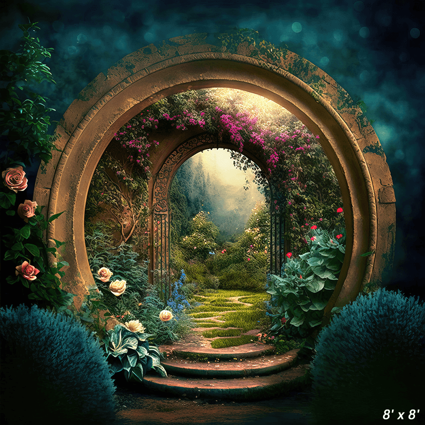 Magic Fairytale Garden Backdrop for Photography SBH0475