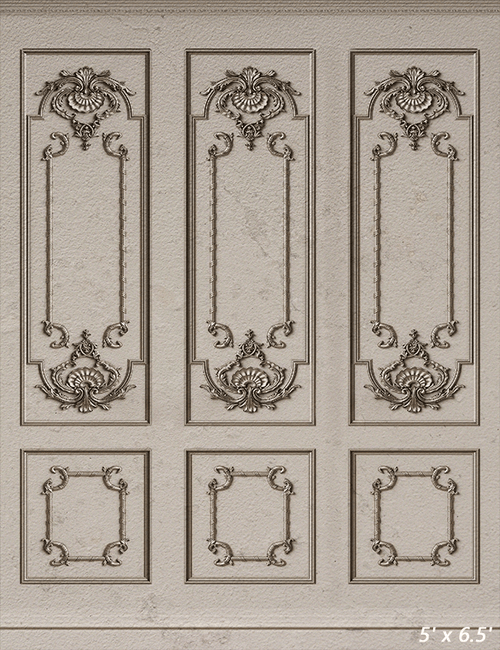 Beige White Classic Interior Wall Backdrop Background SBH0490