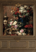 Oil Painting Flower Fabric Backdrops for photo SBH0498