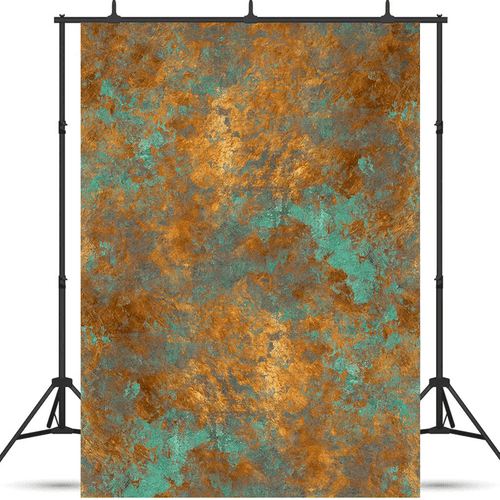 Abstract Verdigris Oxidized Copper Background Backdrop SBH0580