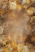 Fine Art Orange Warm Floral Background Backdrop SBH0596