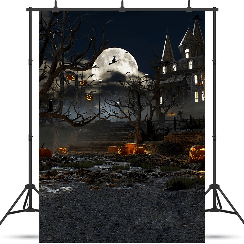 Halloween Night Mystery Ghost Backdrop for Photo SBH0630
