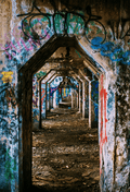 A Mecca For Graffiti Artists Background For Photo SBH0693